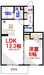 クレセント新町の物件間取画像